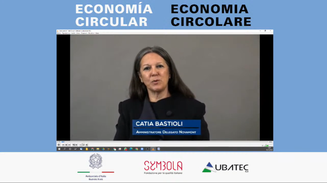 Catia Bastioli ospite a “ECONOMÍA CIRCULAR”, il webinar organizzato da Symbola e Ambasciata Italiana in Argentina